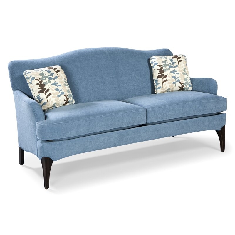 Fairfield Chair Mathis 74"" Recessed Arm Sofa with Reversible Cushions - Image 0
