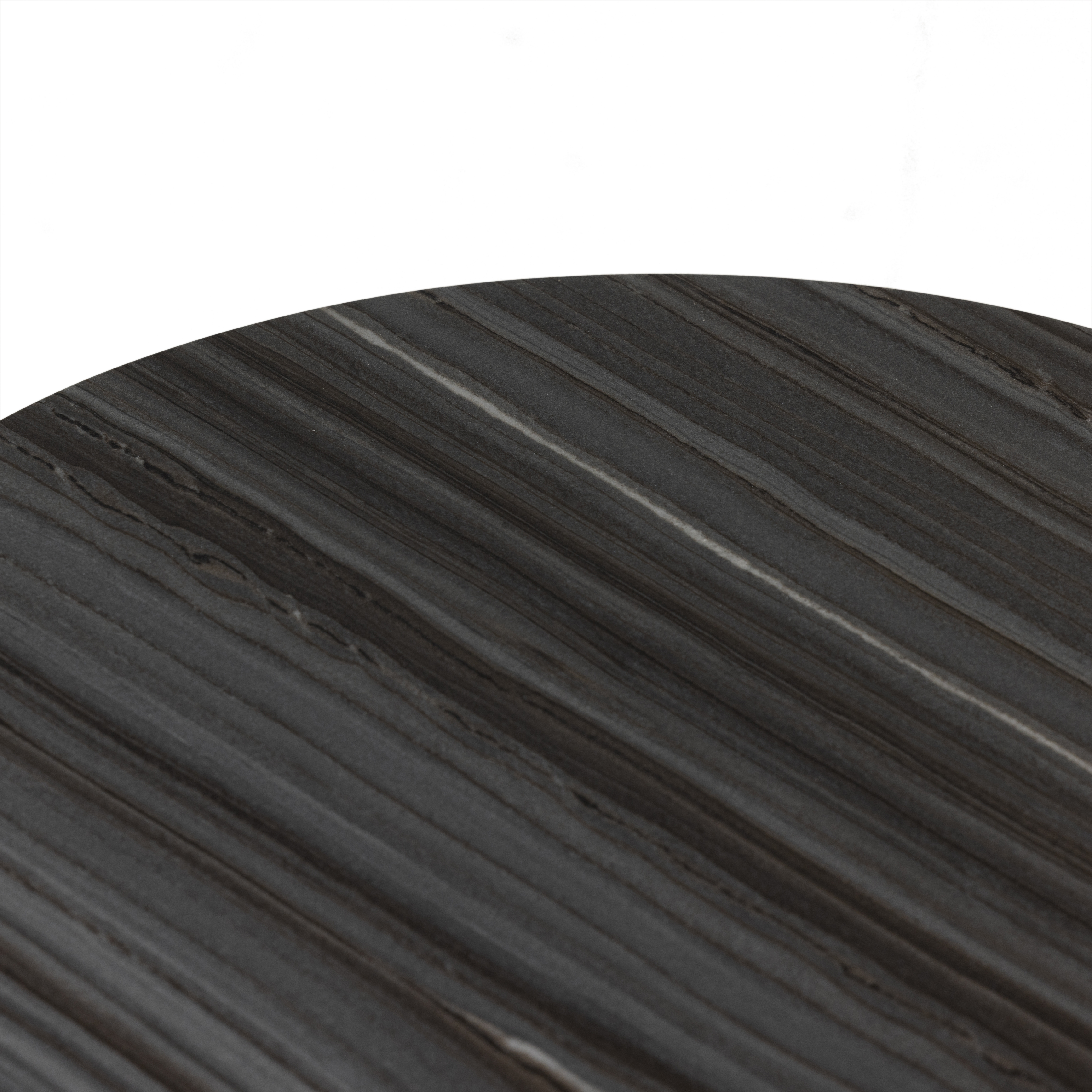 Neda End Table - Ebony Marble - Image 7