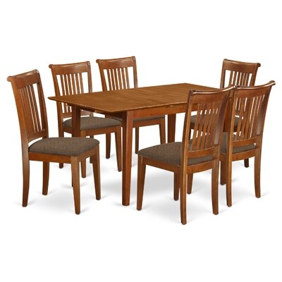 Aggappe 7 Piece Extendable Dining Set - Image 0