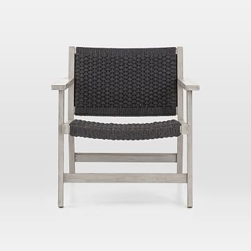 Catania Outdoor Rope Chair, Weathered Grey - Image 2