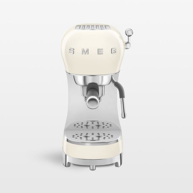 SMEG Cream Retro Manual Espresso Machine - Image 0