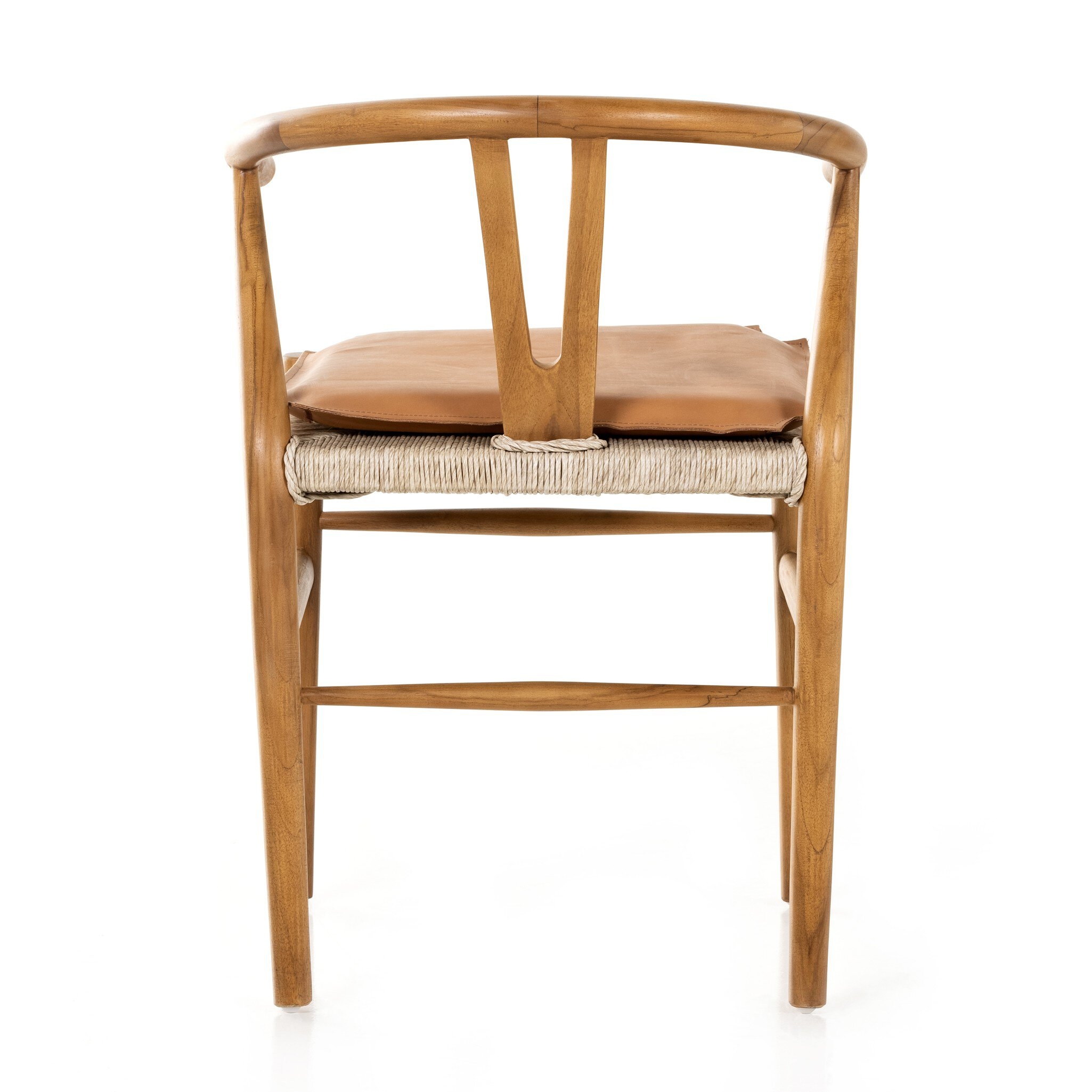 Muestra Dining Chair W/ Cushion - Whiskey Saddle - Image 4