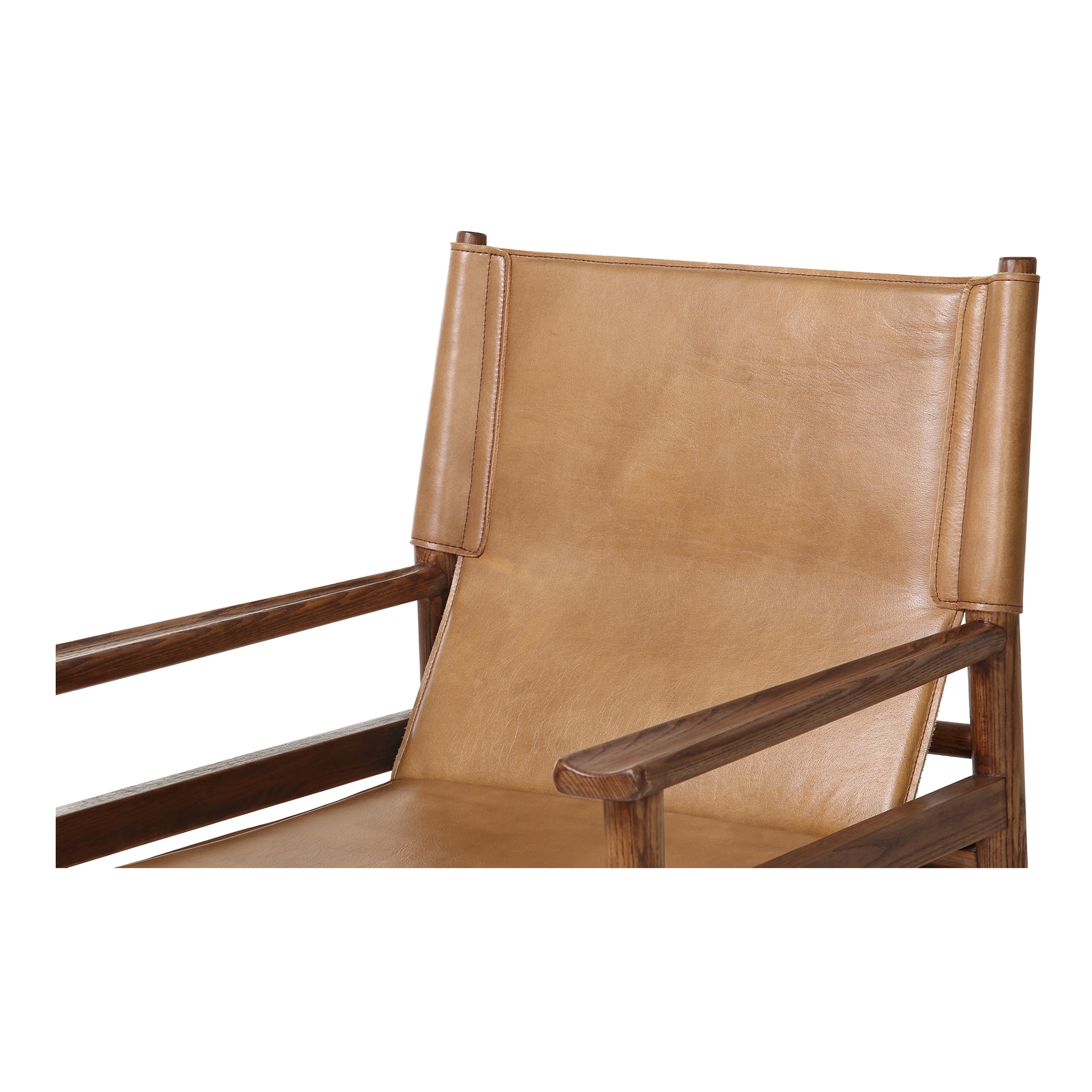 Remy Arm Chair Tan Leather - Image 4
