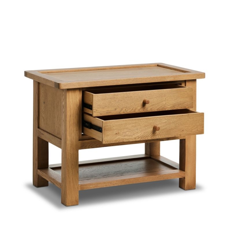 Millbrook 38" Natural Light Oak Nightstand - Image 10