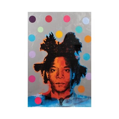 Jean-Michel Basquiat by Dane Shue - Wrapped Canvas Painting Print - Image 0