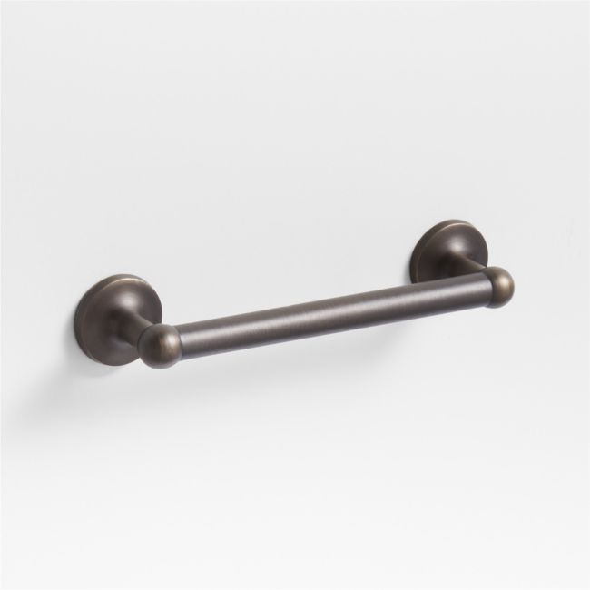 Classic 4" Round Brushed Bronze Cabinet Drawer Bar Pull - Image 0