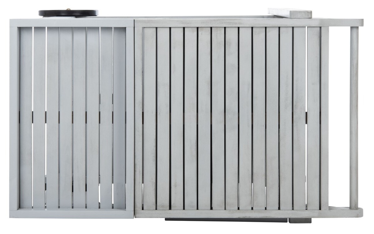 Orland Tea Trolly - Grey - Safavieh - Image 5