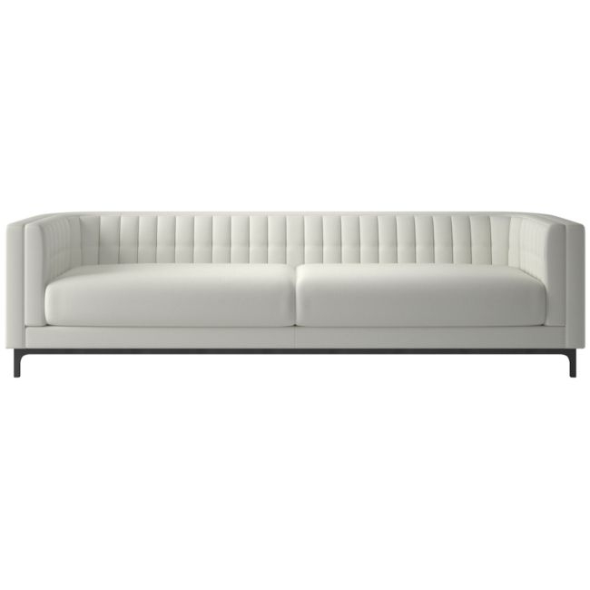 Ambroise 104" Sofa Colourwash Snow - Image 0
