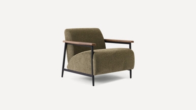 Palmer Chair - Champagne - Performance Boucle - Image 1