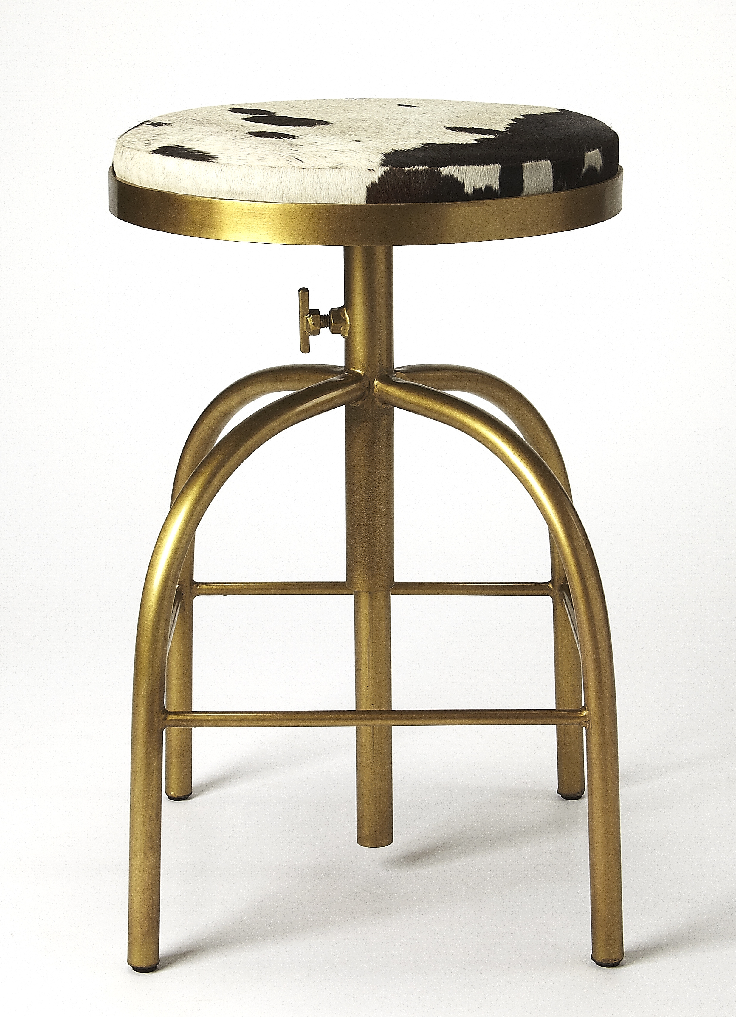 Grogan Hair-on-Hide Barstool - Image 3