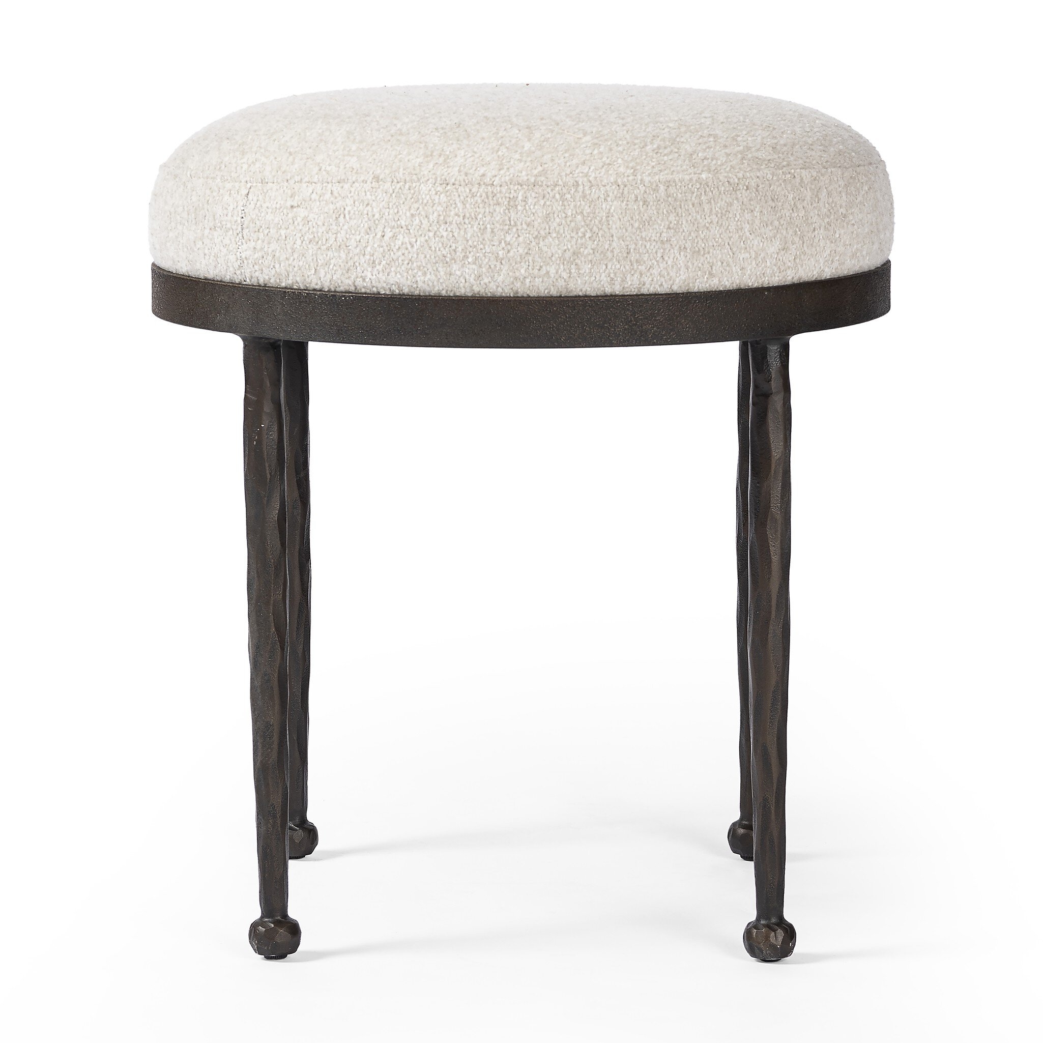 Corinne Accent Stool - Crete Pebble - Image 2