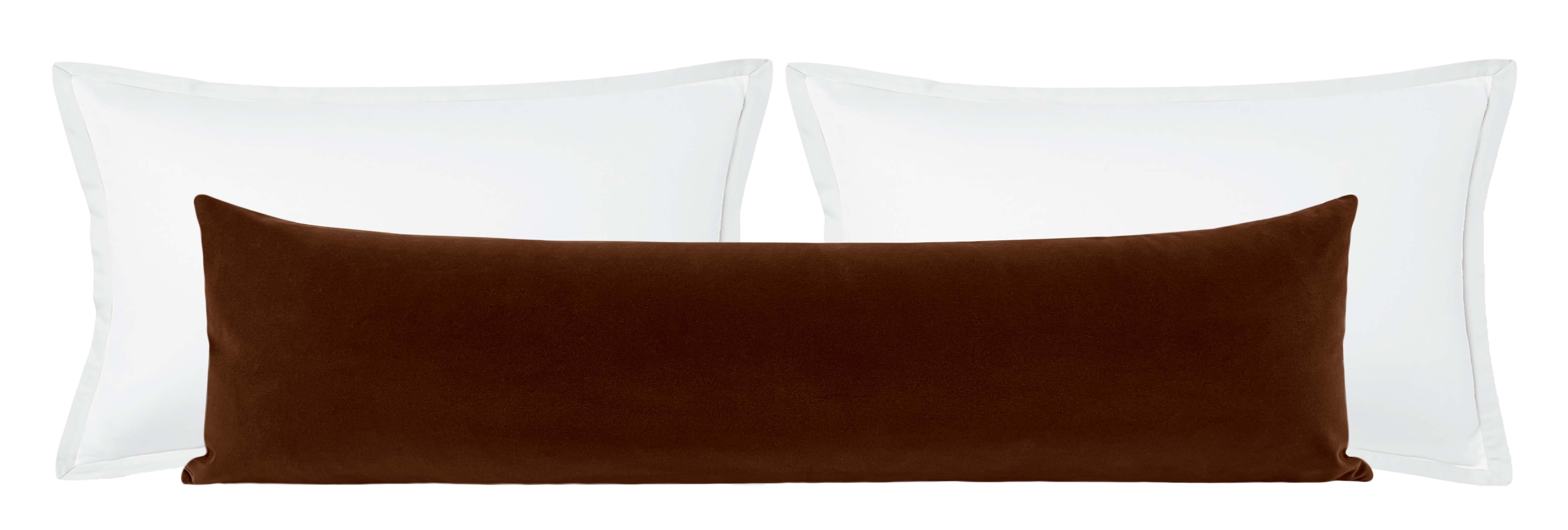 THE XL LUMBAR :: SIGNATURE VELVET // COGNAC - 14" X 48" - Image 2
