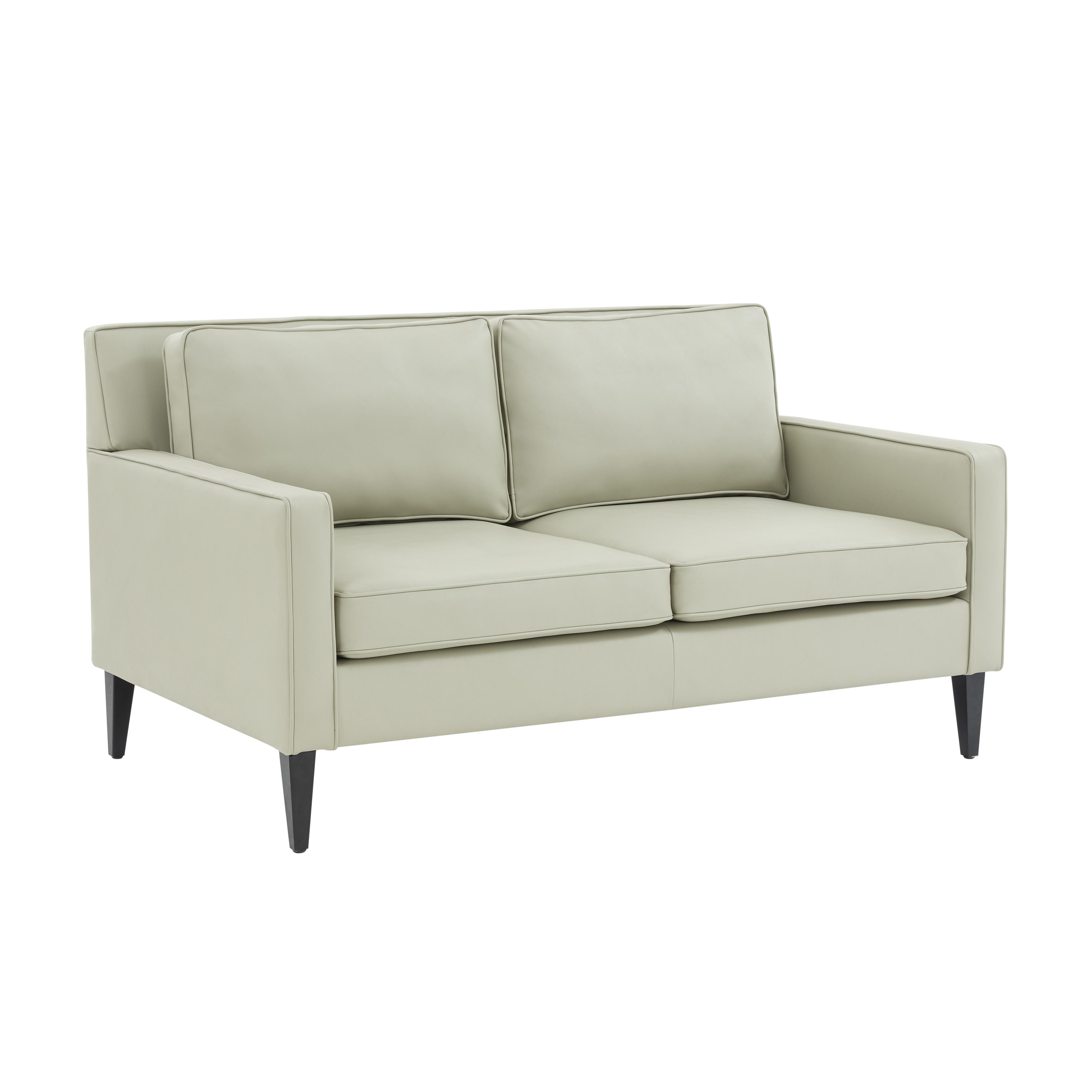 Alivia Stone Gray Loveseat - Image 0