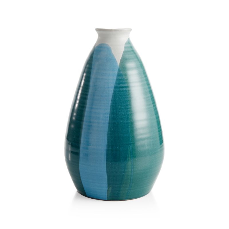 Lona Large Blue Green Vase - Image 2