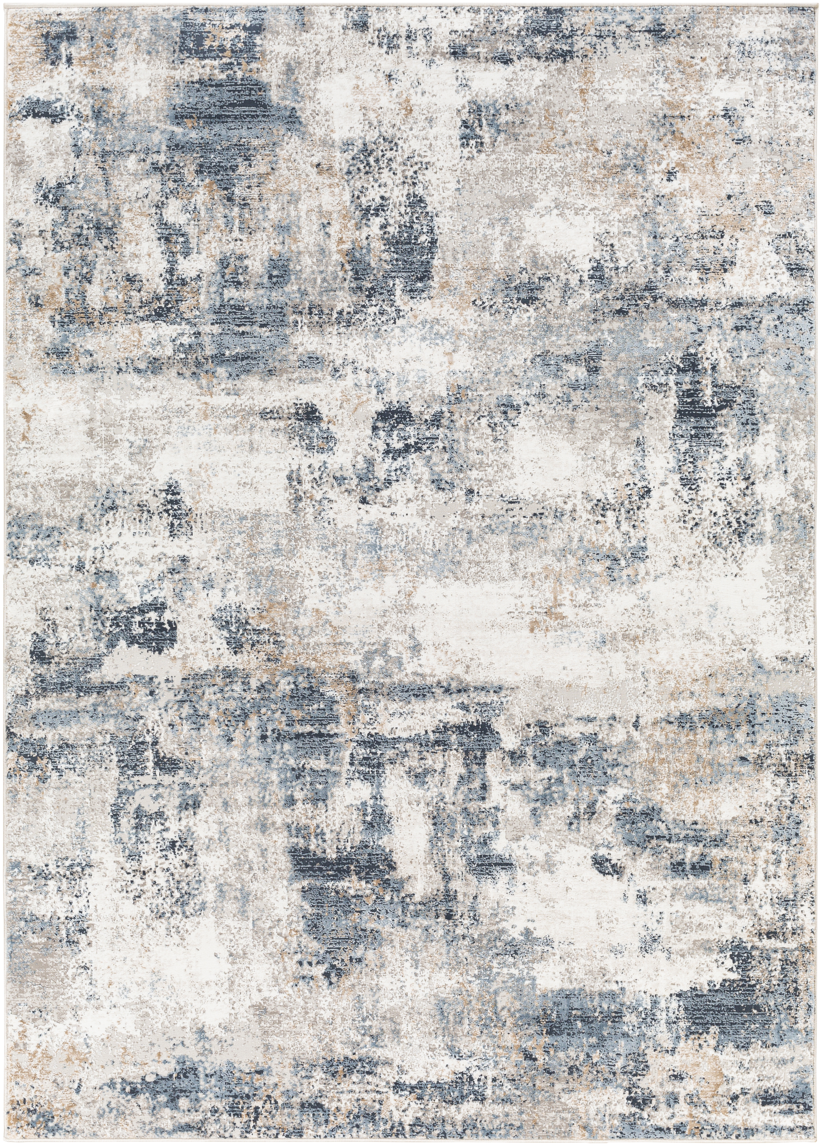 Allegro Beige Indoor 9'2" x 12' Machine Woven Rug - Image 2