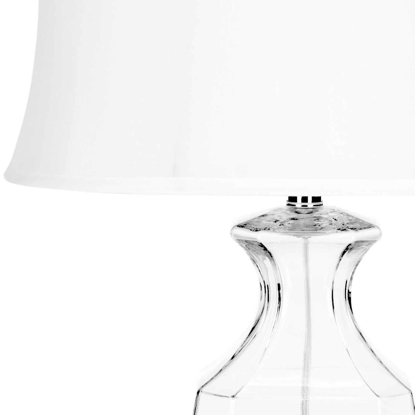 Wendy 28-Inch H Glass Table Lamp - Clear - Arlo Home - Image 0