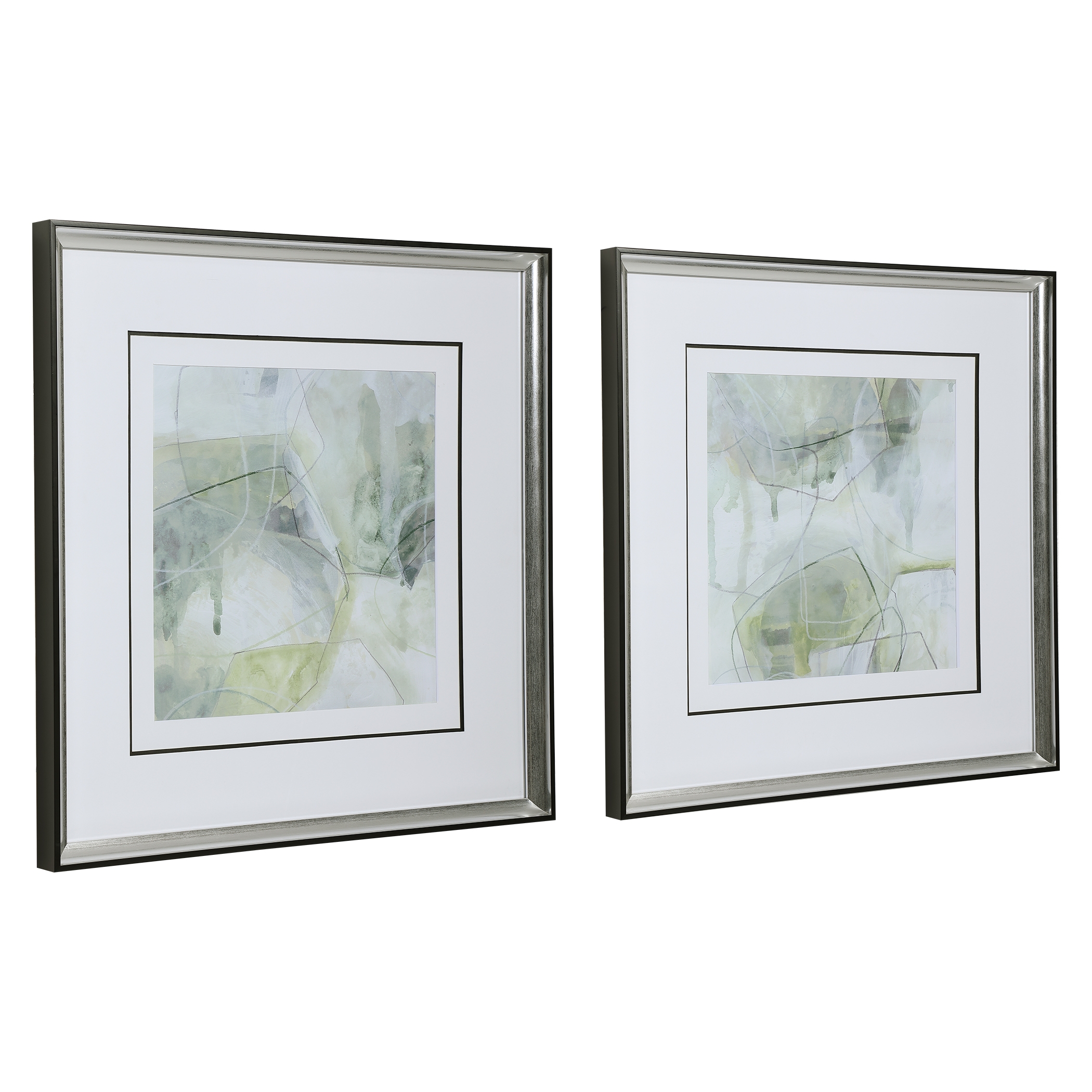 Terra Forma Framed Modern Prints, S/2 - Image 2