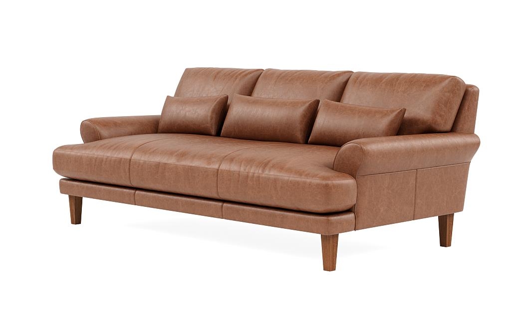 Maxwell Leather Loveseat by Apartment Therapy - Image 2