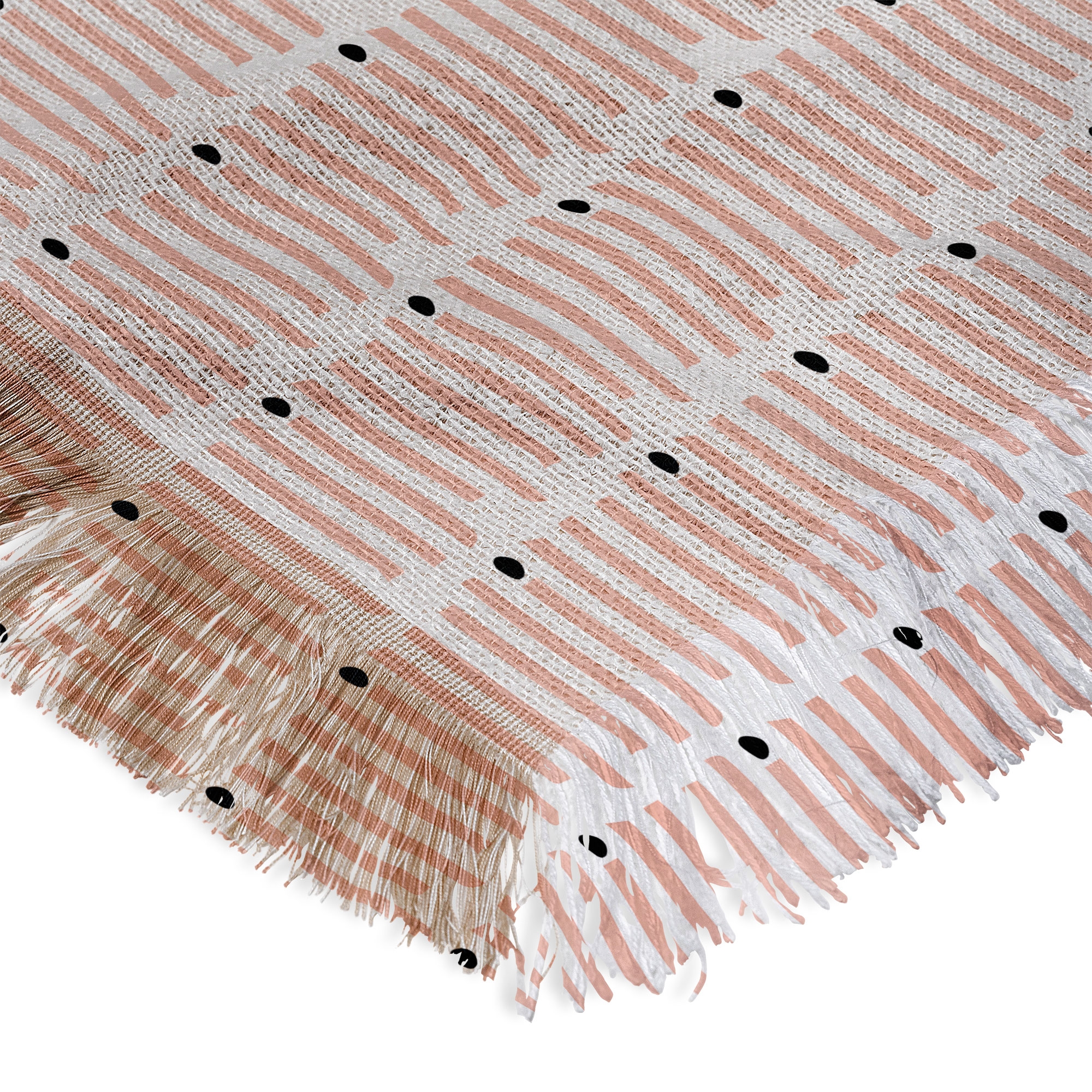 Chatham Stripes by Caroline Okun - Woven Throw Blanket 60" x 50" - Image 4