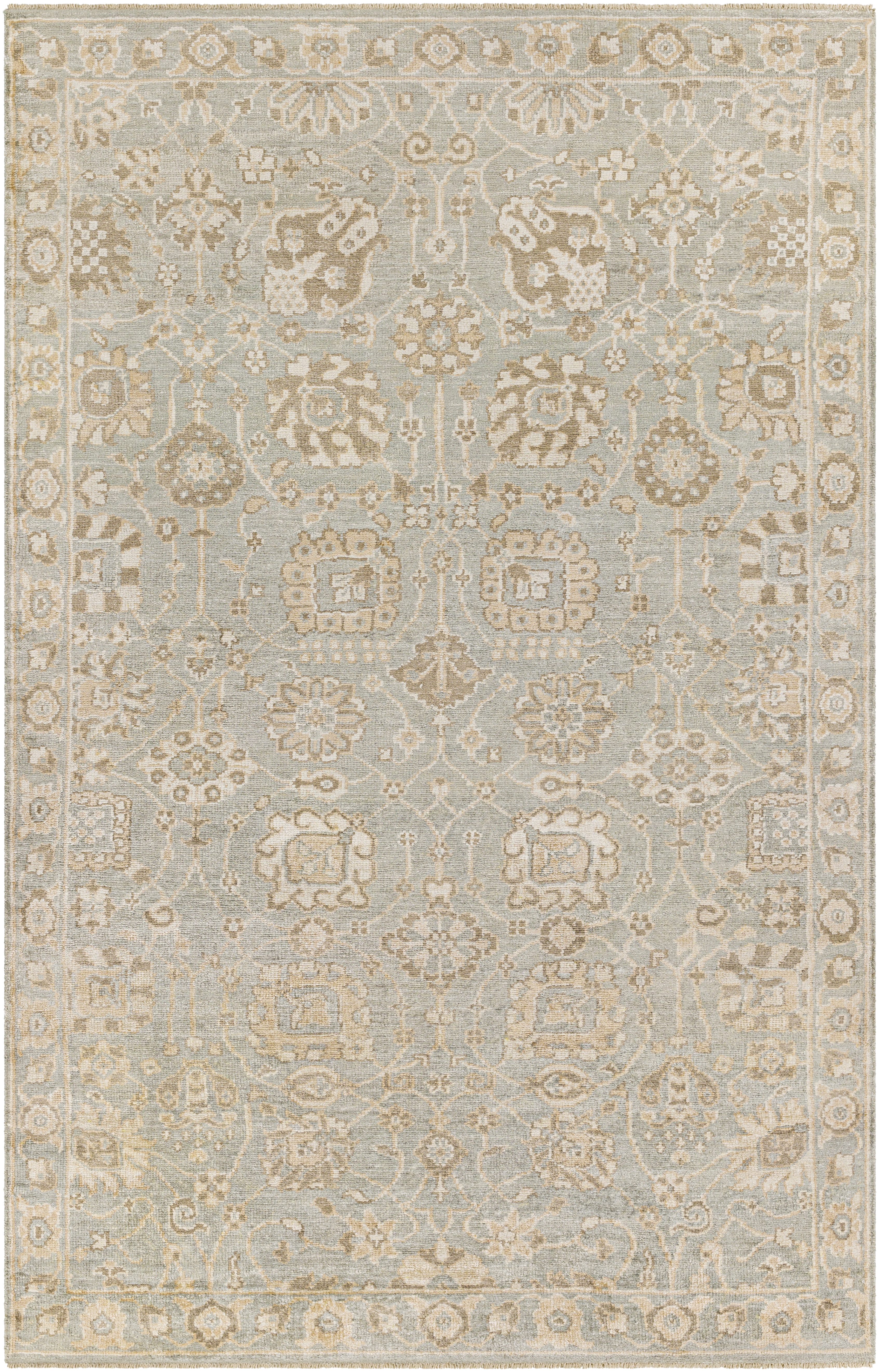 Royal Beige Indoor 6' x 9' Handmade Rug - Image 0