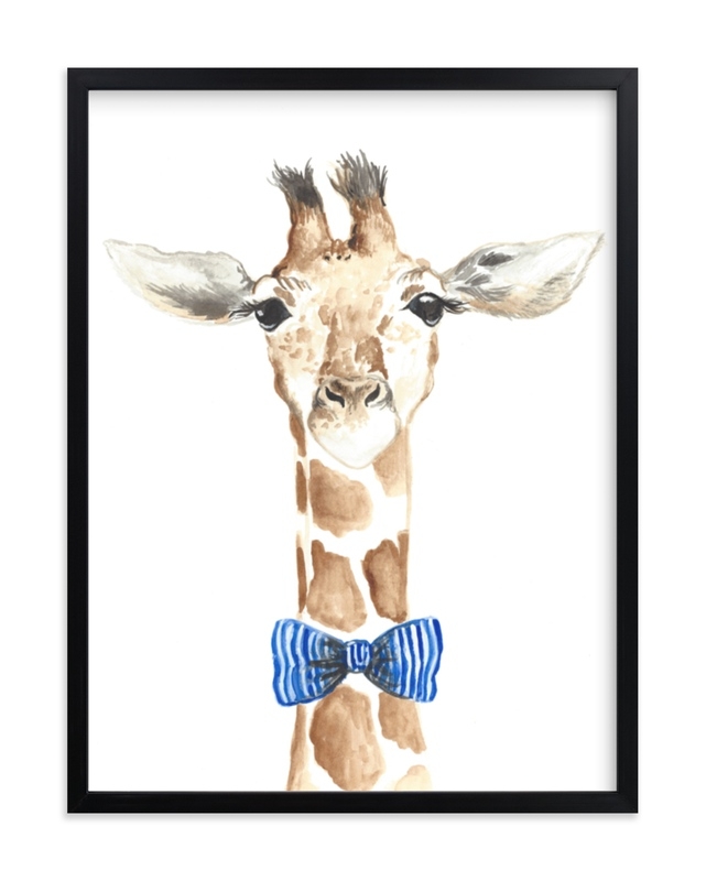 Dapper Giraffe Open Edition Fine Art Print - Image 0