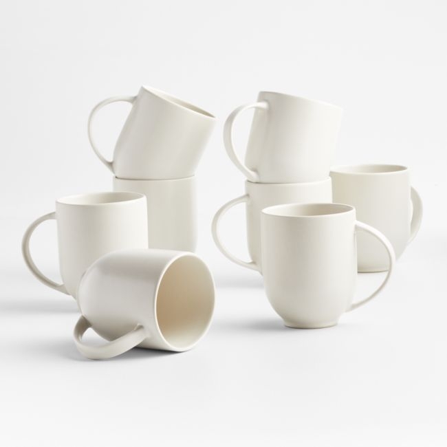 Craft 11.75-oz. Linen Mugs, Set of 8 - Image 0