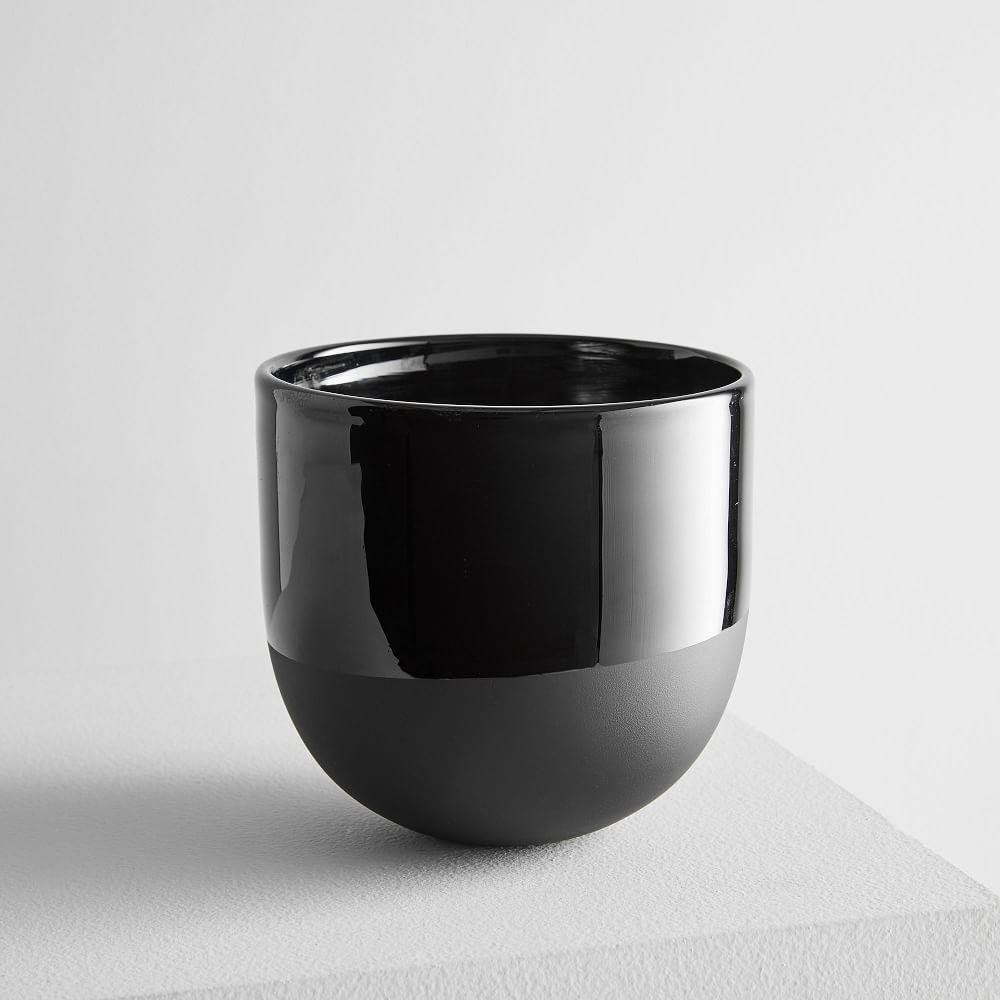 Two Tone Black Glass, Medium - Image 0