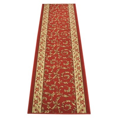 Brambory Veronica Floral Red Area Rug - Image 0