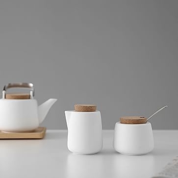 Nicola Milk And Sugar Set, Pure White - Image 2