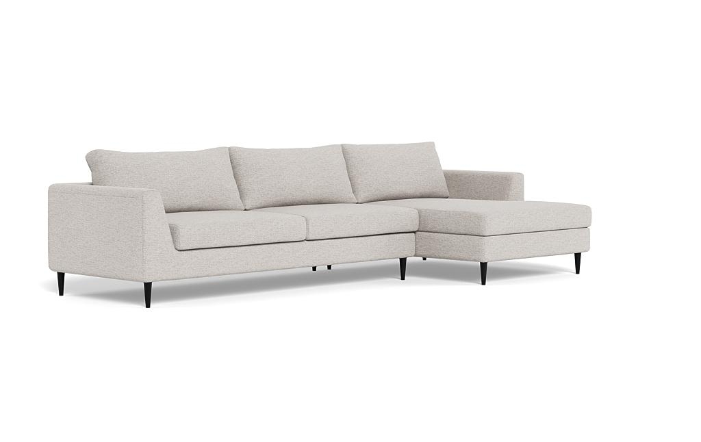 Asher 3-Seat Right Chaise Sectional - Image 1