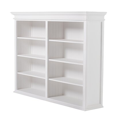 Amityville 86.81'' H x 70.87'' W Solid Wood Standard Bookcase - Image 0