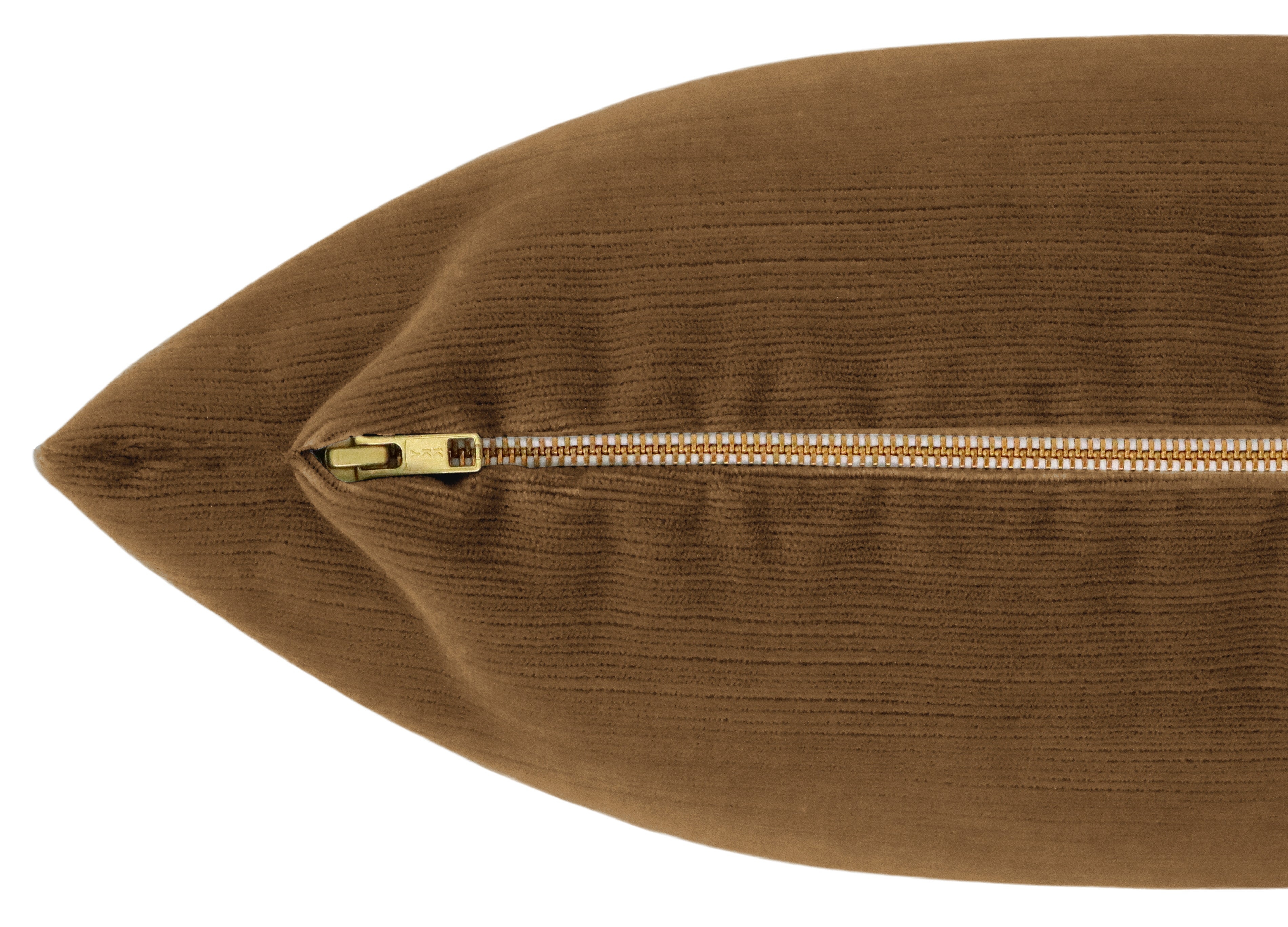 THE XL LUMBAR :: STRIE VELVET // CHESTNUT - BY THE YARD - Image 1