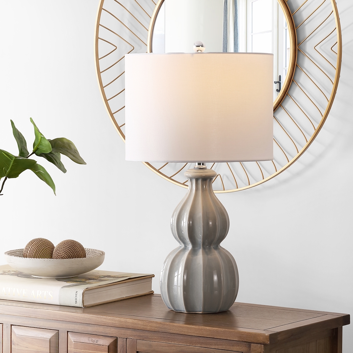 Wade 25.5" Table Lamp - Grey - Safavieh - Image 3