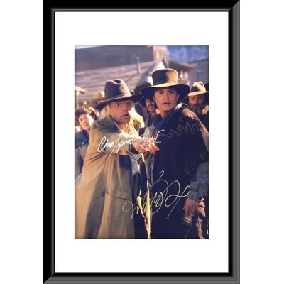 Back To The Future Michael J. Fox And Christopher Lloyd Signed Movie Photo - Image 0