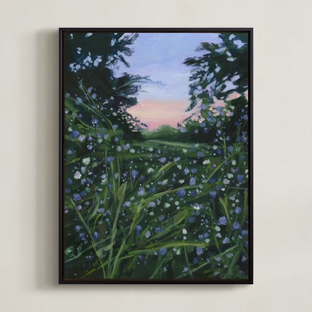Wildflowers At Dusk Limited Edition Fine Art Print 2 - Image 0