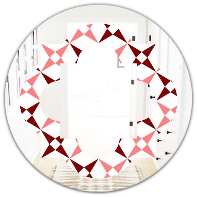 Hexagon Star Art Deco Modern Wall Mirror - Image 0