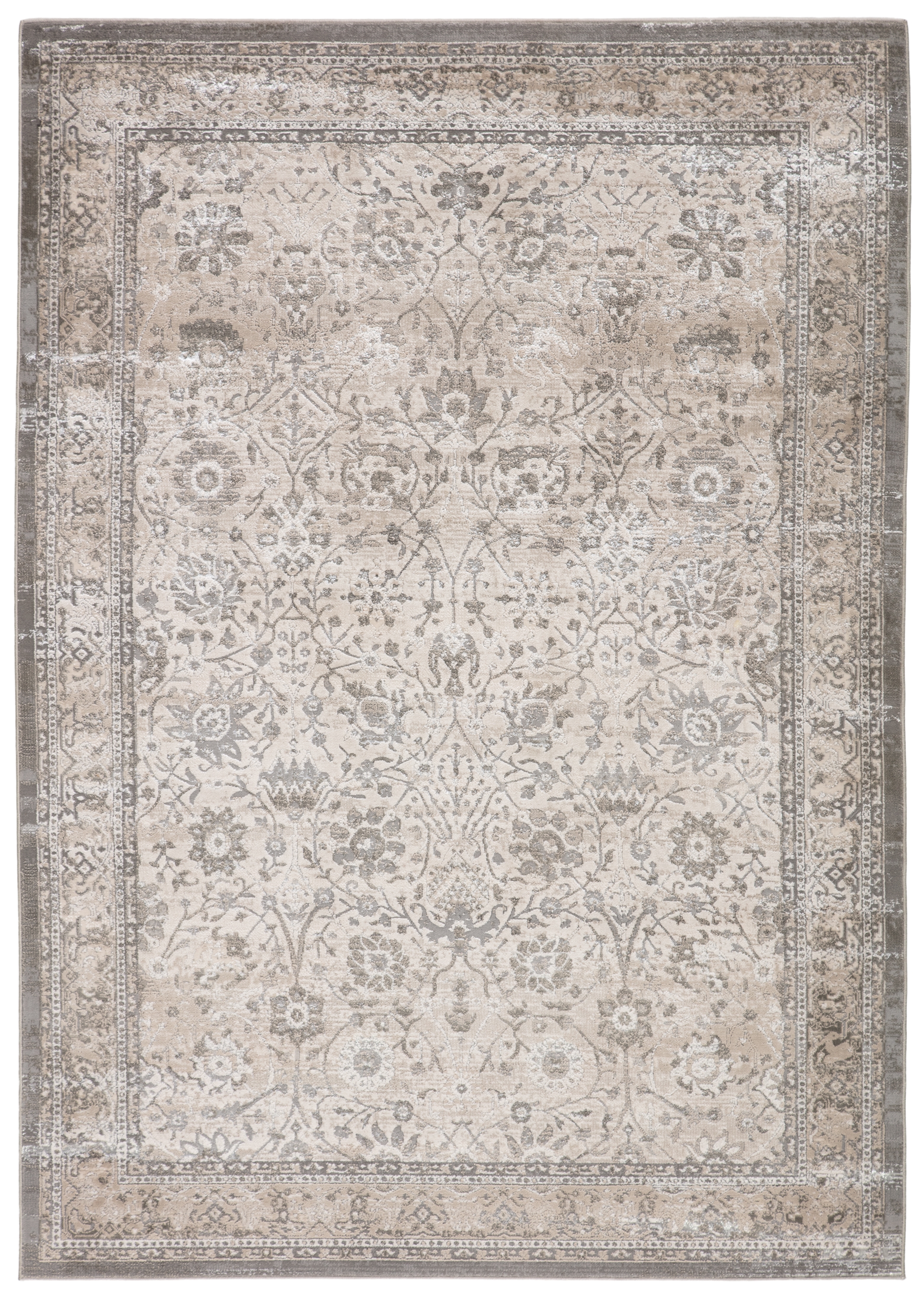 Vibe by Odel Oriental Gray/ White Area Rug (7'10"X10'6") - Image 0