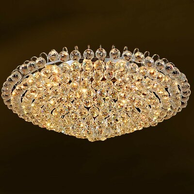 Luxury K9 Crystal Chandelier Ceiling Light Lighting Home Lighting Decor 23.6". - Image 0