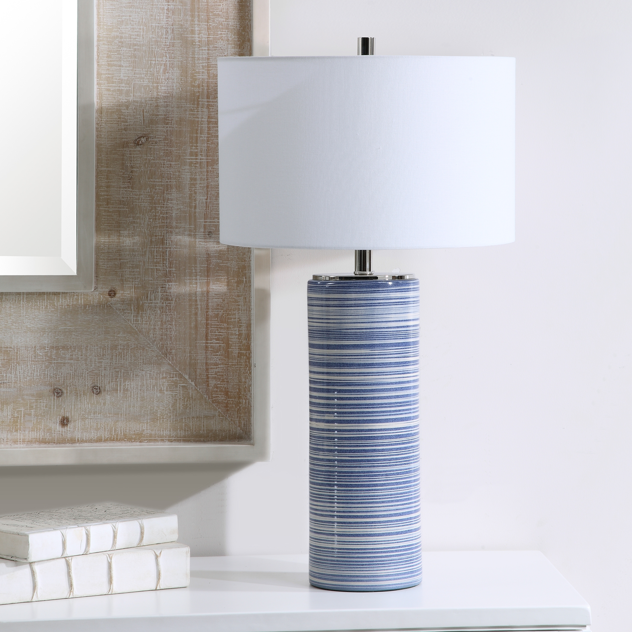 Montauk Striped Table Lamp - Image 1