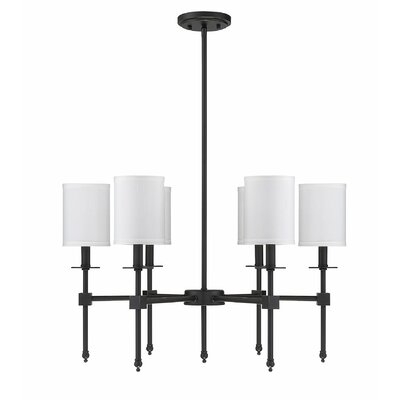 Tatianna 6 - Light Shaded Classic / Traditional Chandelier - Image 0
