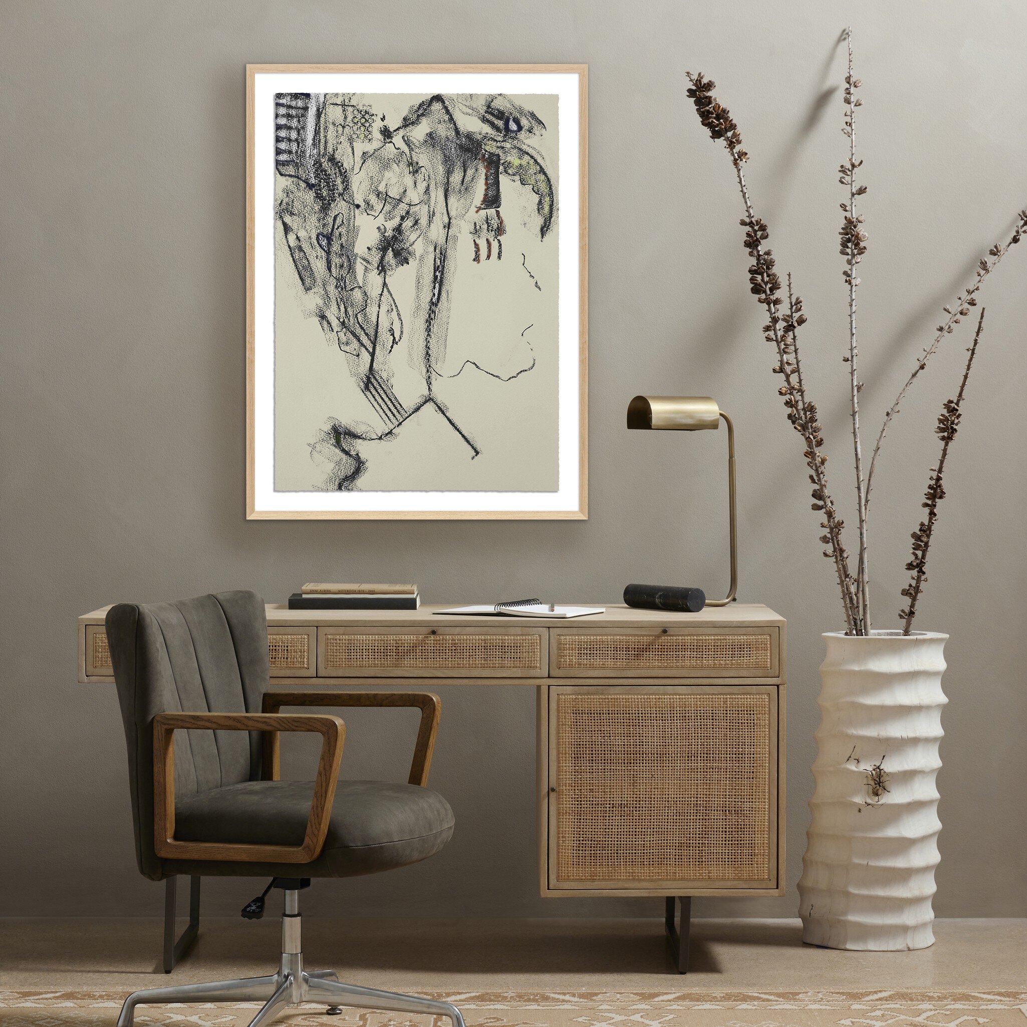 Rubbings 5 by Fox Studios - Vertical Grain 2.5 White Oak - Image 1