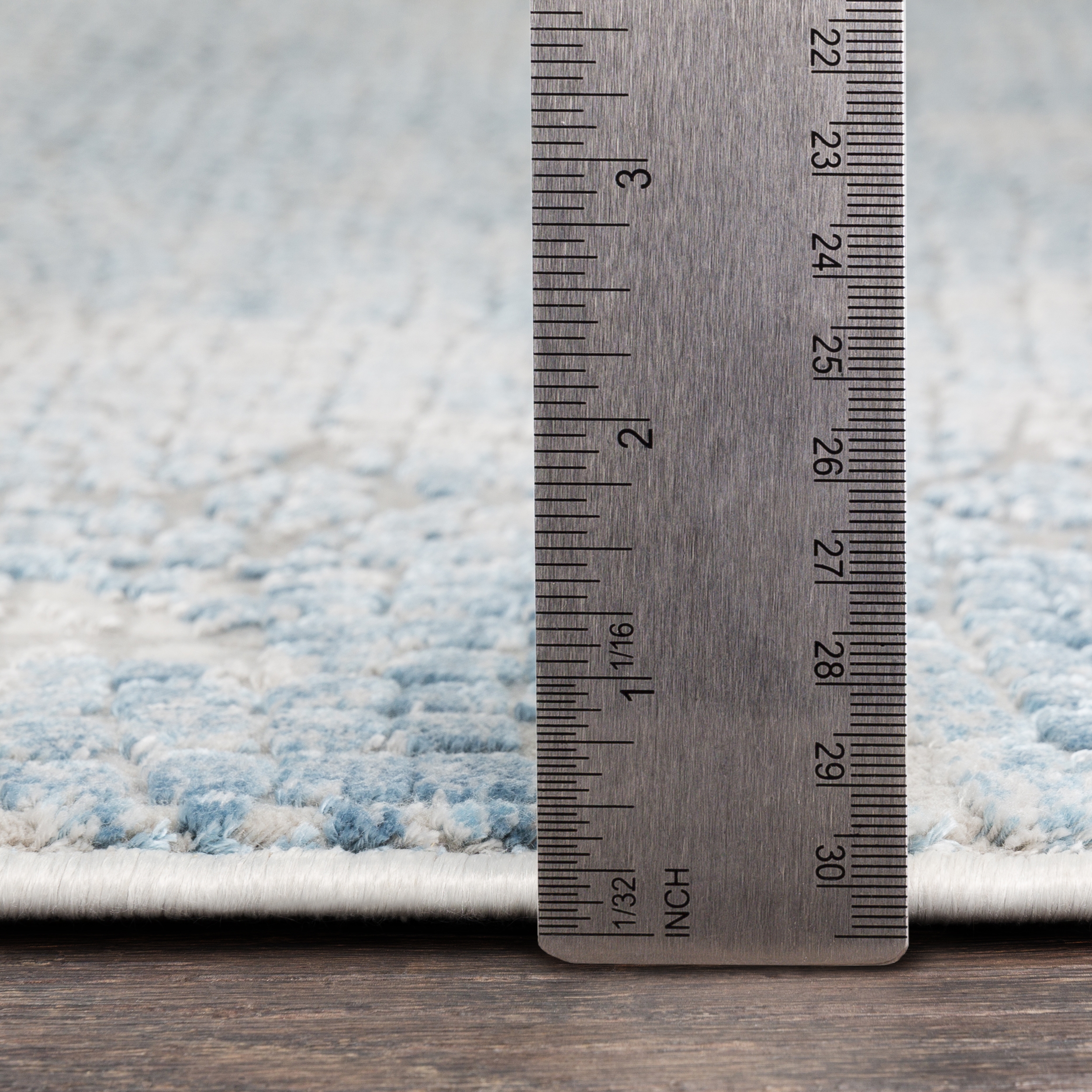 Aisha Gray Indoor 5'3" x 5'3" Machine Woven Rug - Image 5