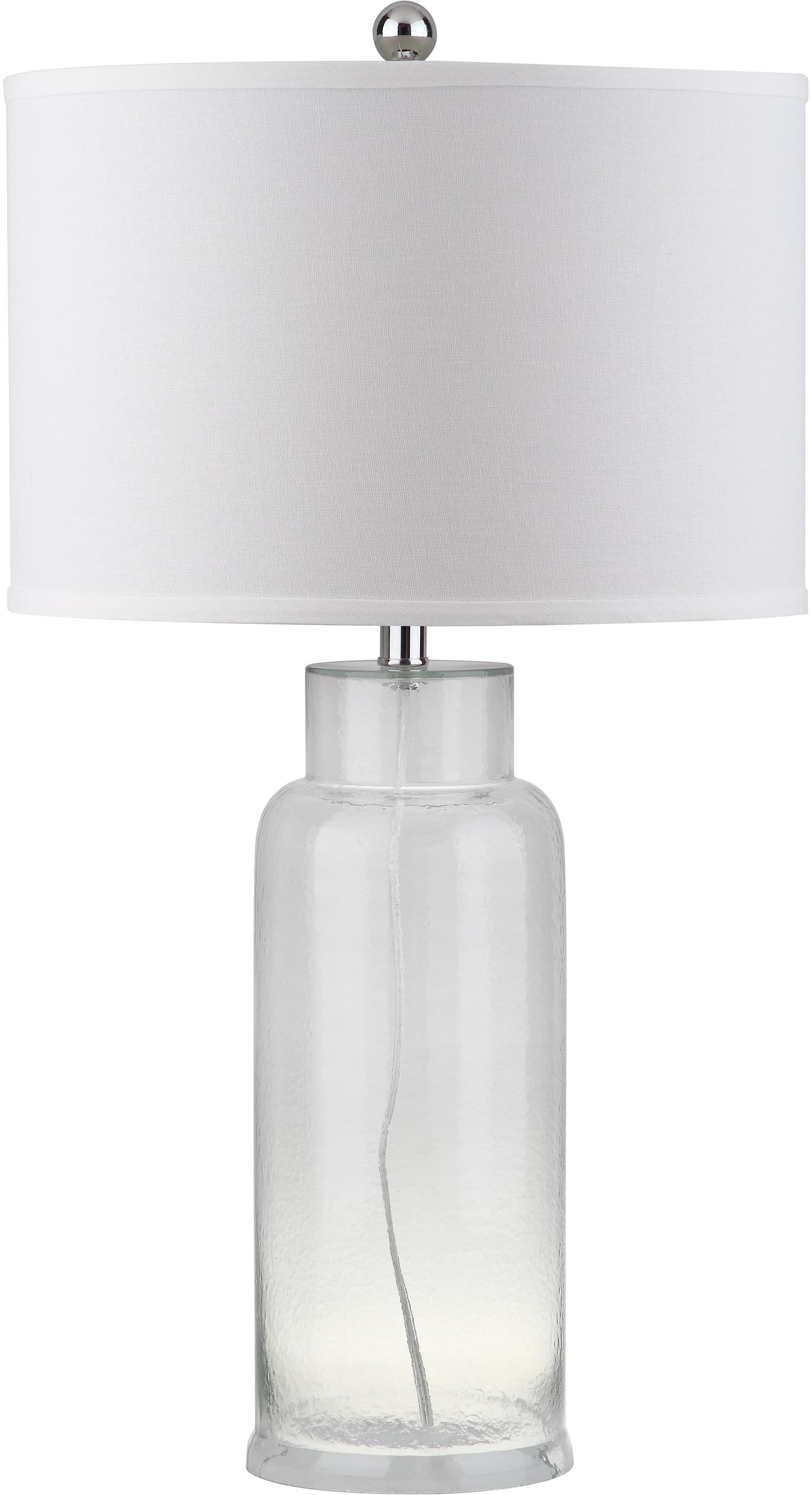 Bottle 29-Inch H Glass Table Lamp - Clear - Safavieh - Image 1