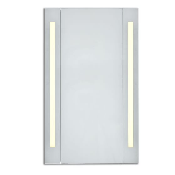 Brisbane LED Mirror Medicine Cabinet 23.5"x39.5", 3000K - Warm Lighting - Image 0
