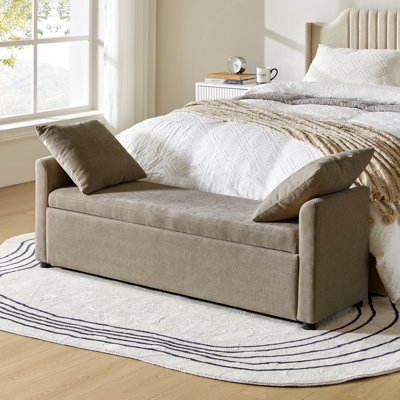 Aristides 59.4" Wide Storage Bench - Image 0