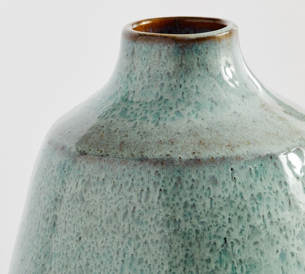 Reactive Glaze Vase, Medium, Ombre Blue - Image 2