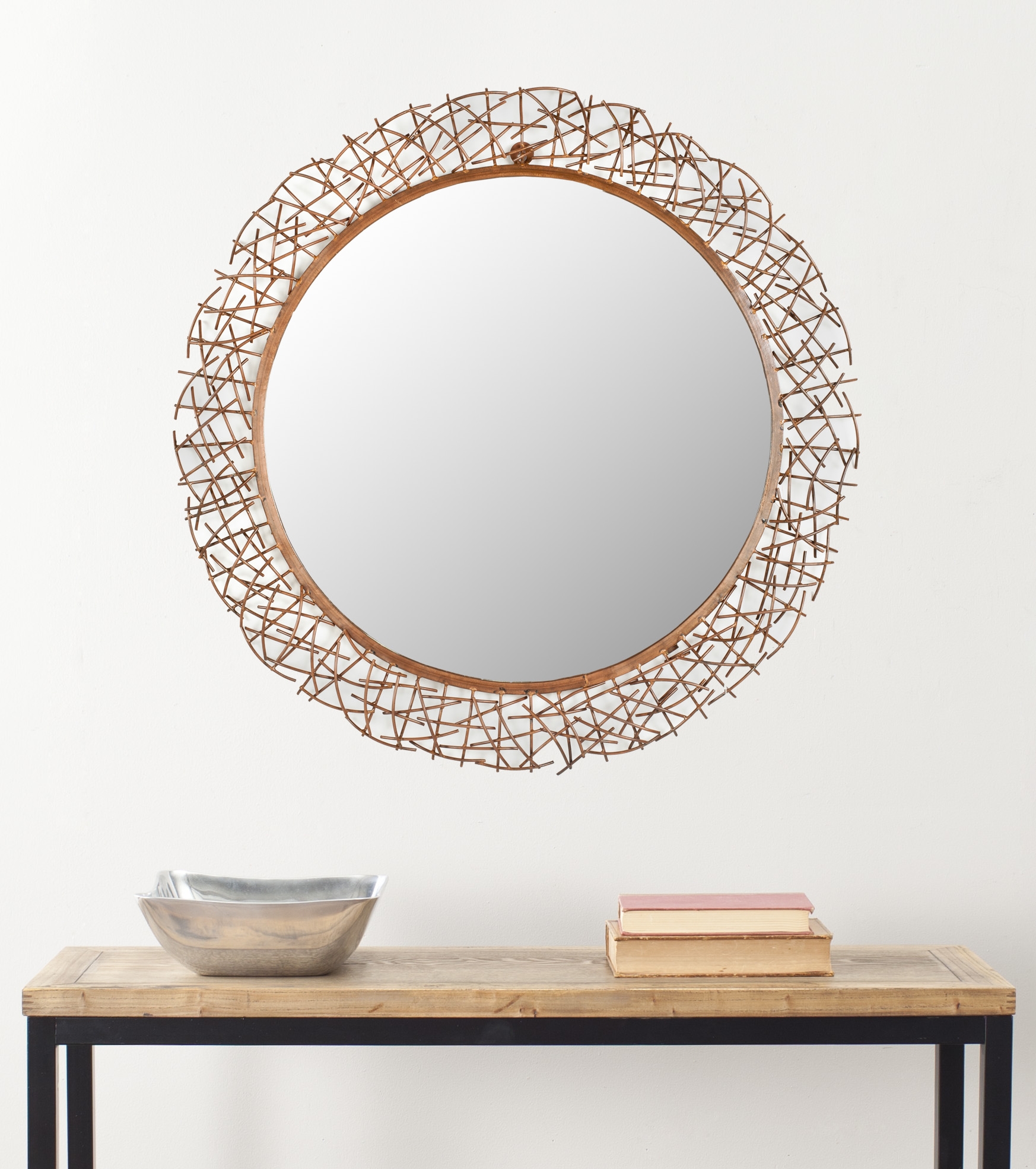 Twig Mirror - Burnt Copper - Arlo Home - Image 2