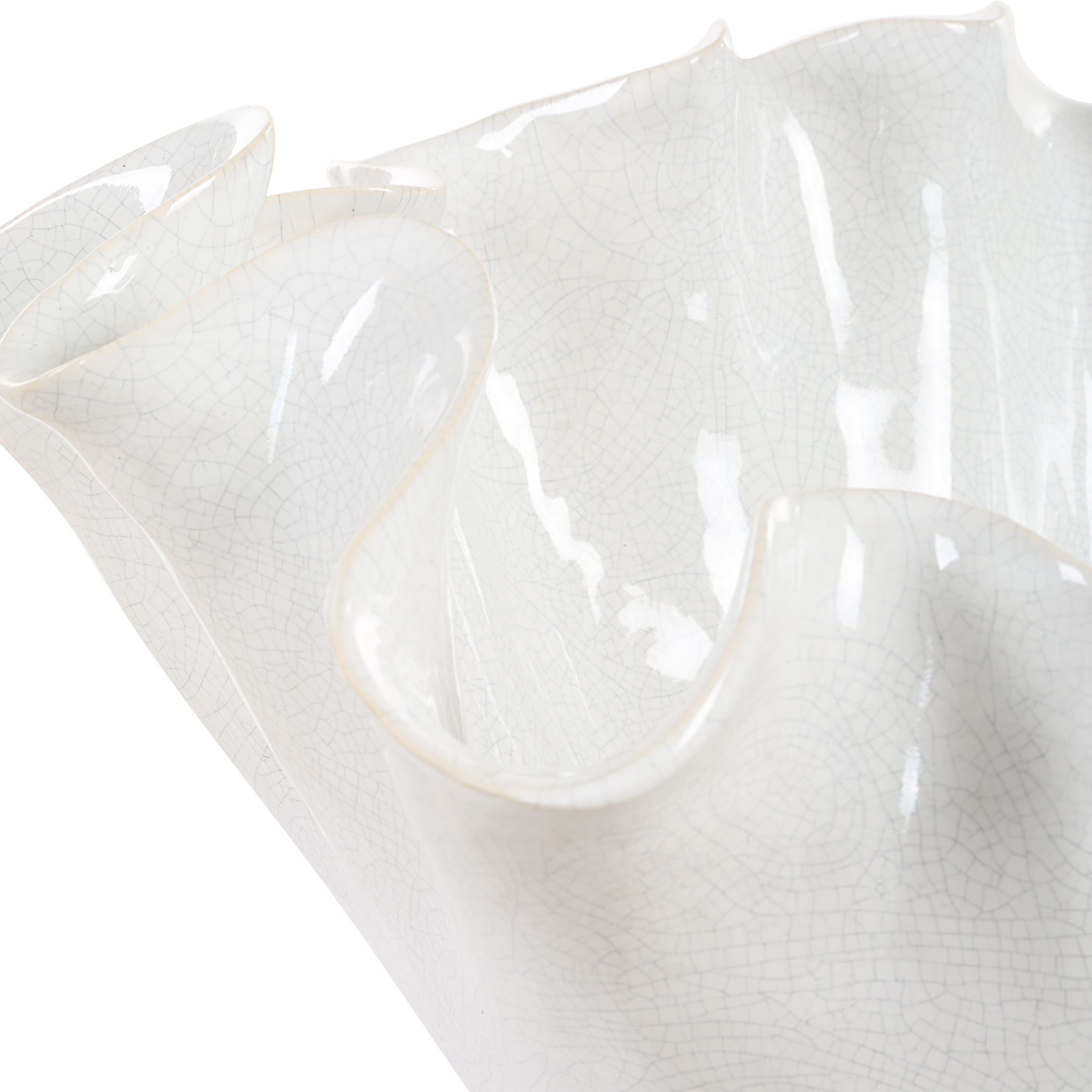 Ruffle White Bloom Bowl - Image 4