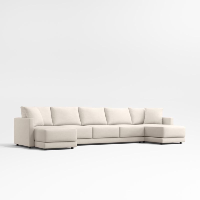Gather 3-Piece Double-Chaise Sectional Sofa - Image 1