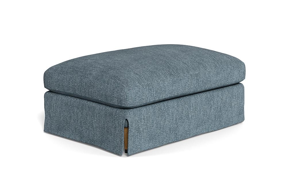 Maxwell Slipcovered Ottoman by Apartment Therapy - Image 1